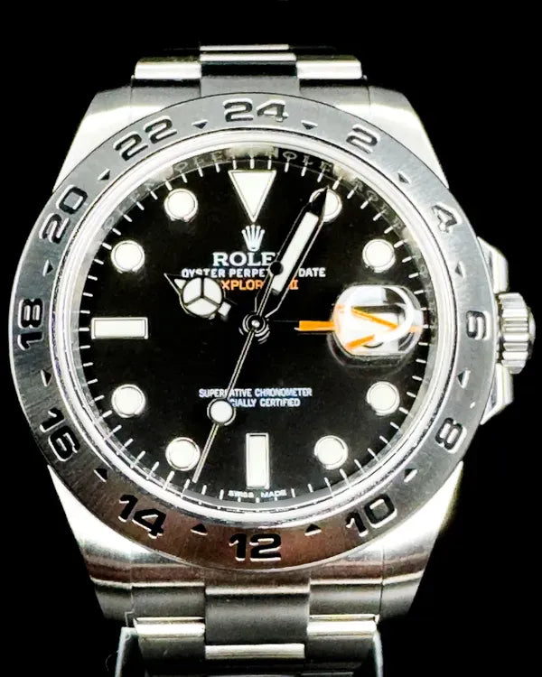 2016 Rolex Explorer II 42MM Black Dial Oyster Bracelet (216570)