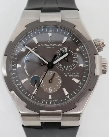 2014 Vacheron Constantin Overseas Dual Time 42MM Grey Dial Rubber Strap (47450/000W-9511)