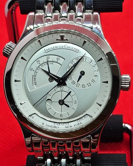 Jaeger-LeCoultre Master Geographic 38MM Silver Dial Steel Bracelet (142.8.92)