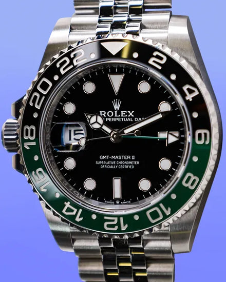 2025 Rolex GMT-Master II "Sprite" 40MM Black Dial Jubilee Bracelet (126720VTNR)