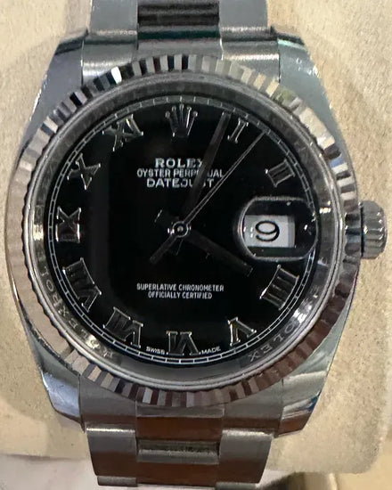 2019 Rolex Datejust 36MM Black Dial Oyster Bracelet (116234)