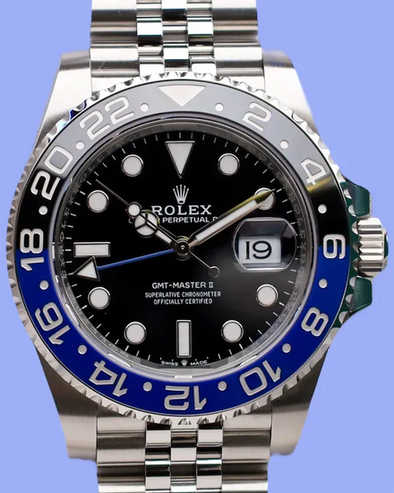 2025 Rolex GMT-Master II "Batgirl" 40MM Black Dial Jubilee Bracelet (126710BLNR)