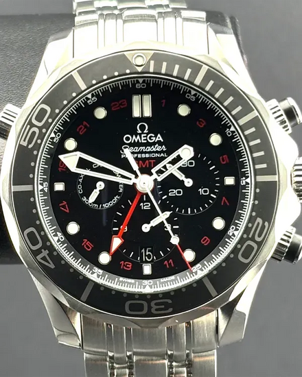 Omega Seamaster Diver 300M 44MM Black Dial Steel Bracelet (212.30.44.52.01.001)
