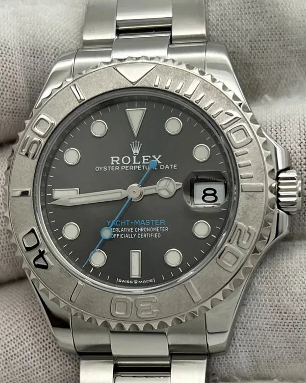 2021 Rolex Yacht-Master 37MM Slate Dial Oyster Bracelet (268622)