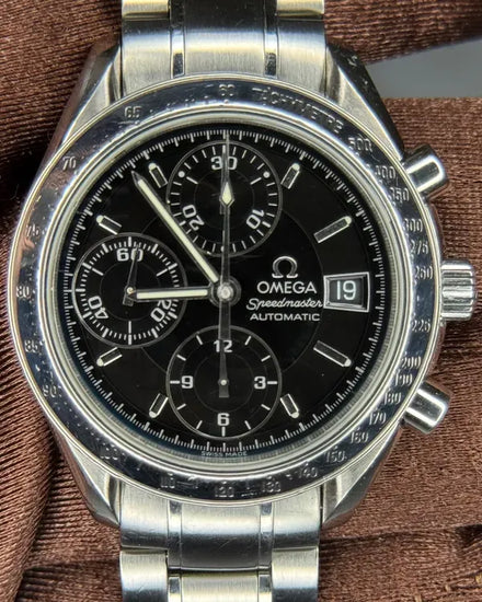 Omega Speedmaster Date 39MM Black Dial Steel Bracelet (3513.50.00)