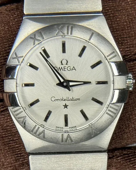 Omega Constellation 27MM Quartz Silver Dial Steel Bracelet (123.10.24.60.02.001)