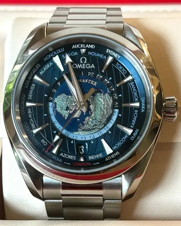 2022 Omega Seamaster Aqua Terra 150M 43MM Blue Dial Steel Bracelet (220.10.43.22.03.001)