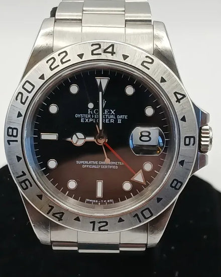 1998 Rolex Explorer II 40MM Black Dial Oyster Bracelet (16570)