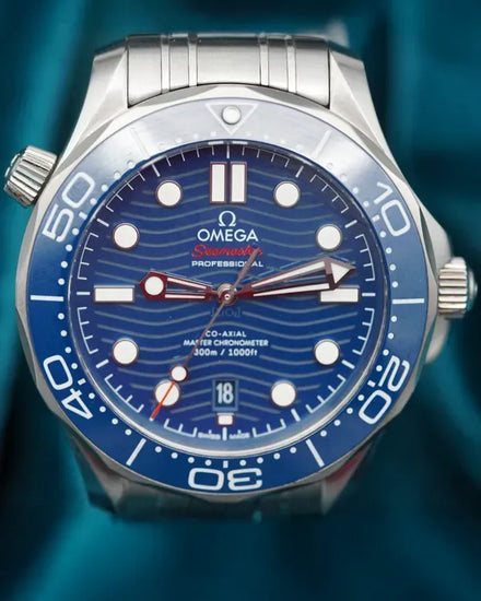 2023 Omega Seamaster Diver 300M 42MM Blue Dial Steel Bracelet (210.30.42.20.03.001)