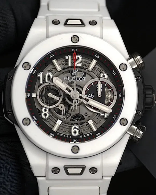 Hublot Big Bang Unico 45MM Skeleton Dial Ceramic Bracelet (411.HX.1170.HX)