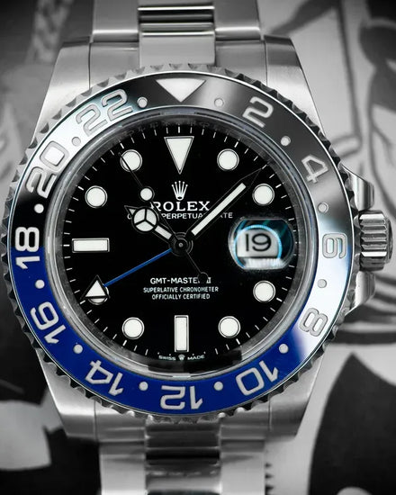Rolex GMT-Master II "Batman" 40MM Black Dial Oyster Bracelet (126710BLNR)