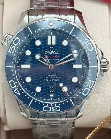 Omega Seamaster Diver 300M 42MM Blue Dial Steel Bracelet (210.30.42.20.03.001)