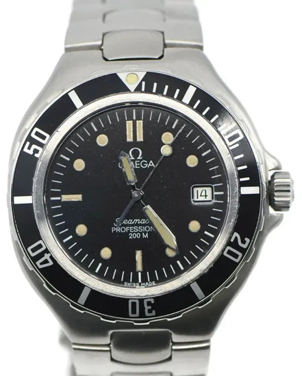 Omega Seamaster Professional 200M "Pre-Bond" 36MM Quartz Black Dial Steel Bracelet (396.1062)