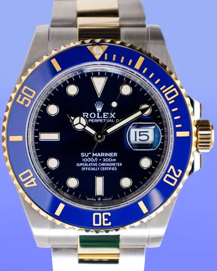 2025 Rolex Submariner Date "Bluesy" 41MM Blue Dial Two-Tone Oyster Bracelet (126613LB)