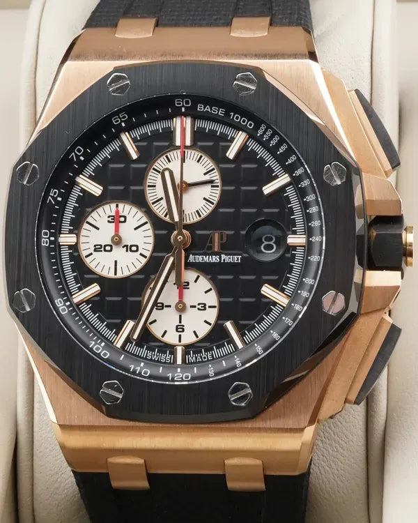 2016 Audemars Piguet Royal Oak Offshore Chronograph 44MM Black Dial Rubber Strap (26401RO.OO.A002.CA.01)
