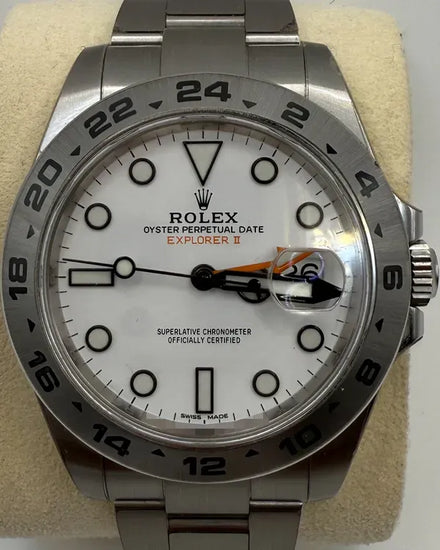 2020 Rolex Explorer II "Polar" 42MM White Dial Oyster Bracelet (216570)