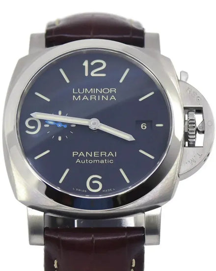 Panerai Luminor Marina 1950 3 Days 44MM Black Dial Leather Strap (PAM01312)