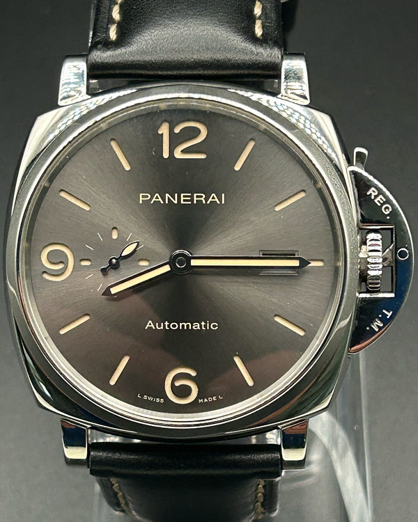 2022 Panerai Luminor Due 45MM Grey Dial Leather Strap (PAM00943)