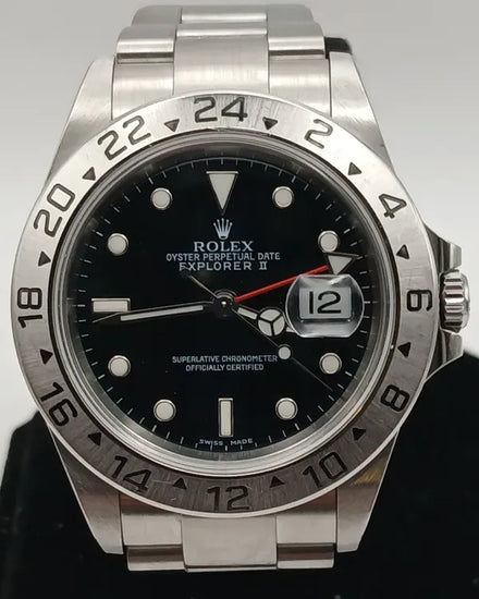 2004 Rolex Explorer II 40MM Black Dial Oyster Bracelet (16570)