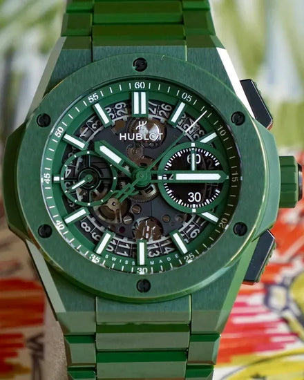 2023 Hublot Big Bang Integrated L.E. 42MM Skeleton Dial Ceramic Bracelet (451.GX.5220.GX)