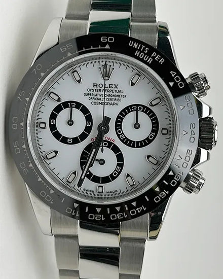 2019 Rolex Cosmograph Daytona "Panda" 40MM White Dial Oyster Bracelet (116500LN)