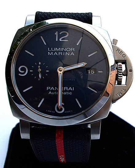 Panerai Luminor Marina 1950 3 Days 44MM Blue Dial Textile Strap (PAM01313)