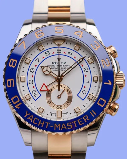 2022 Rolex Yacht-Master II 44MM White Dial Two-Tone Oyster Bracelet (116681)