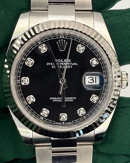 2025 Rolex Datejust 41MM Black Dial Oyster Bracelet (126334)