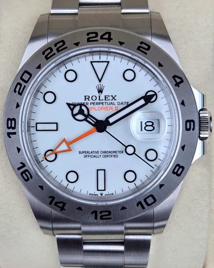2025 Rolex Explorer II "Polar" 42MM White Dial Oyster Bracelet (226570)