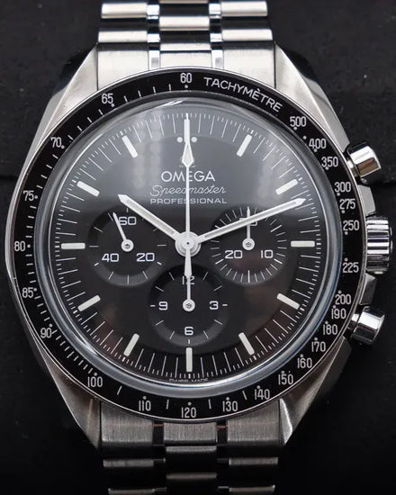 2022 Omega Speedmaster Professional Moonwatch 42MM Black Dial Steel Bracelet (310.30.42.50.01.002)