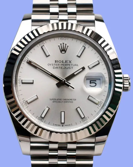 2025 Rolex Datejust 41MM Silver Dial Jubilee Bracelet (126334)