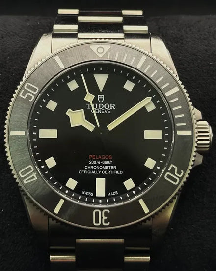 2023 Tudor Pelagos 39MM Black Dial Titanium Bracelet (25407N)