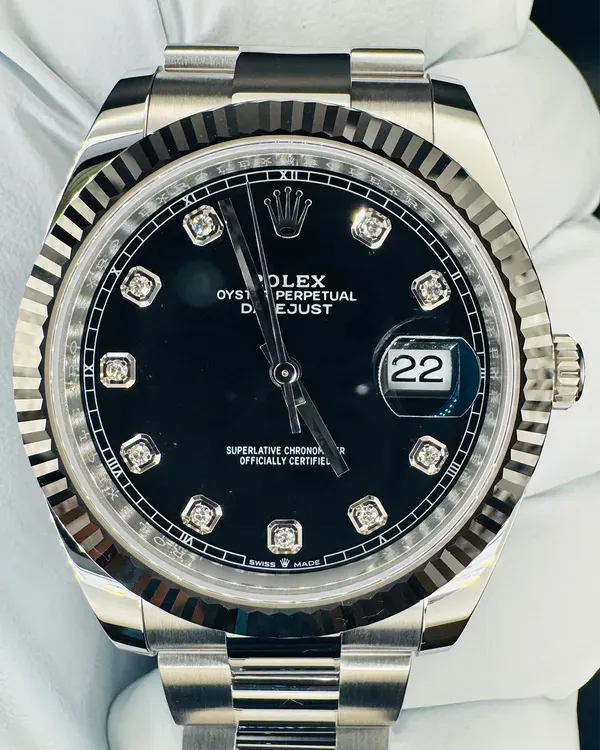 2025 Rolex Datejust 41MM Black Dial Oyster Bracelet (126334)