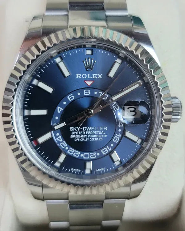 2020 Rolex Sky-Dweller 42MM Blue Dial Oyster Bracelet (326934)