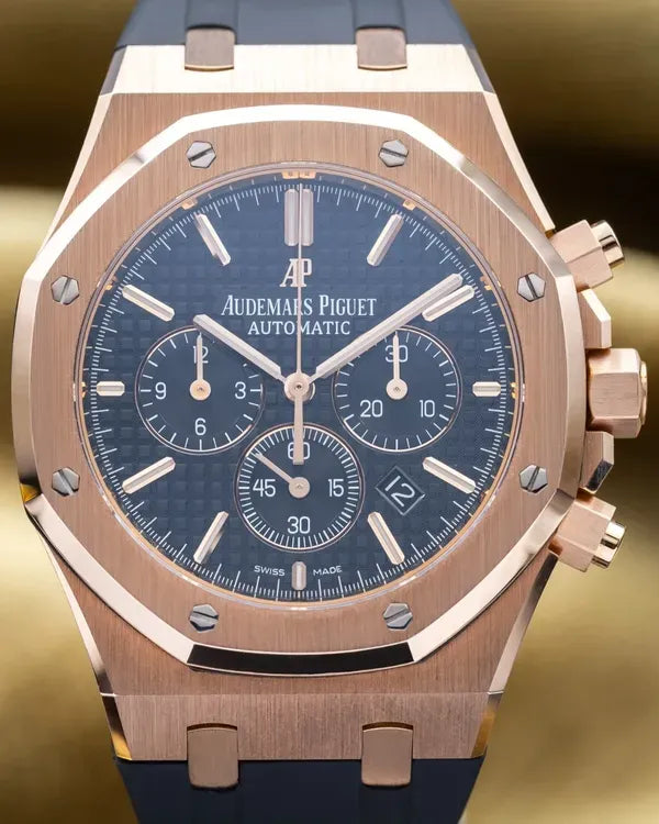 2016 Audemars Piguet Royal Oak Chronograph 41MM Black Dial Rubber Strap (26320OR.OO.D002CR.01)