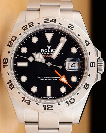 2010 Rolex Explorer II 42MM Black Dial Oyster Bracelet (216570)