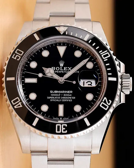 2022 Rolex Submariner Date 41MM Black Dial Oyster Bracelet (126610LN)