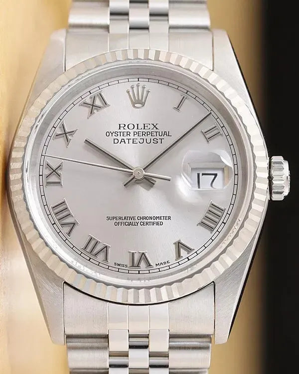 Rolex Datejust 36MM White Dial Jubilee Bracelet (16234)