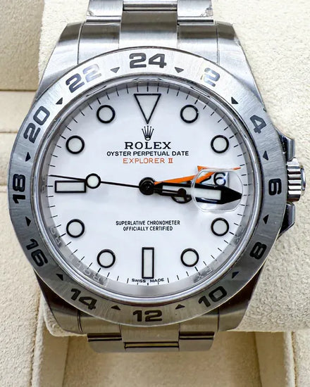 2020 Rolex Explorer II "Polar" 42MM White Dial Oyster Bracelet (216570)