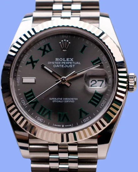 2024 Rolex Datejust "Wimbledon" 41MM Slate Dial Jubilee Bracelet (126334)