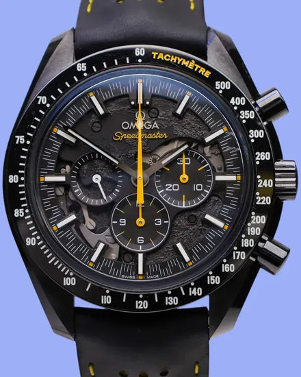 2022 Omega Speedmaster Dark Side of the Moon "Apollo 8" 44.25MM Black Dial Leather Strap (311.92.44.30.01.001)