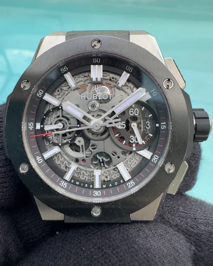 Hublot Big Bang Integral Titanium 42MM Skeleton Dial Titanium Bracelet (451.NM.1170.NM)