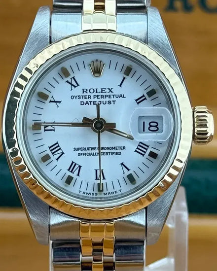 1992 Rolex Lady-Datejust 26MM White Dial Two-Tone Jubilee Bracelet (69173)