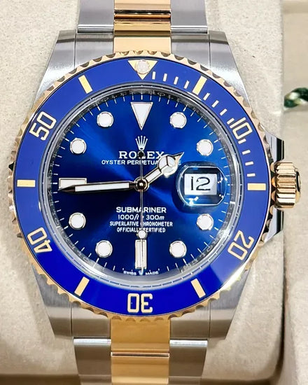 2025 Rolex Submariner Date "Bluesy" 41MM Blue Dial Two-Tone Oyster Bracelet (126613LB)