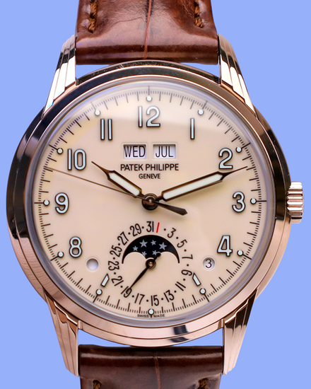 Patek Philippe Grand Complications Perpetual Calendar 40MM Ivory Dial Leather Strap (5320G-001)
