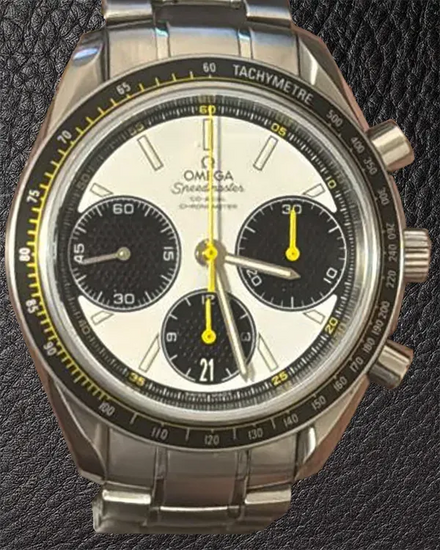 Omega Speedmaster Racing 40MM White Dial Steel Bracelet (326.30.40.50.04.001)