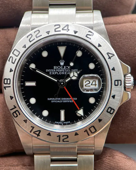 2008 Rolex Explorer II 40MM Black Dial Oyster Bracelet (16570)