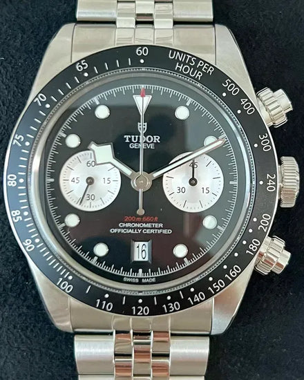 2025 Tudor Black Bay Chrono 41MM Black Dial Steel Bracelet (79360N)
