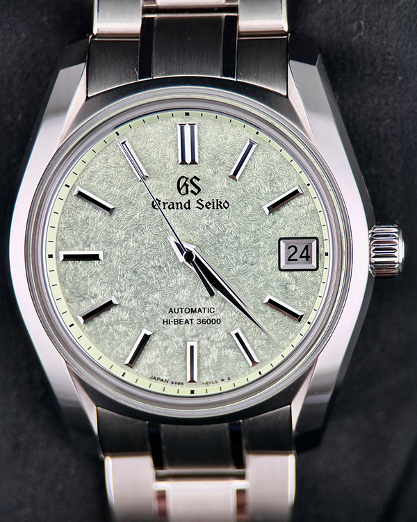 2024 Grand Seiko Heritage 38MM Green Dial Titanium Bracelet (SBGH343)