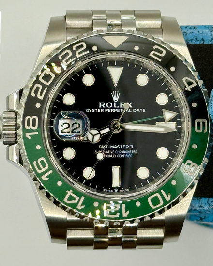 2024 Rolex GMT-Master II "Sprite" 40MM Black Dial Jubilee Bracelet (126720VTNR)